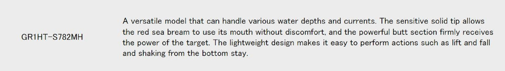 Major Craft 1G Grand Ship Spinning Rod Hitotsu Tenya GR1HT-S782MH (4775)